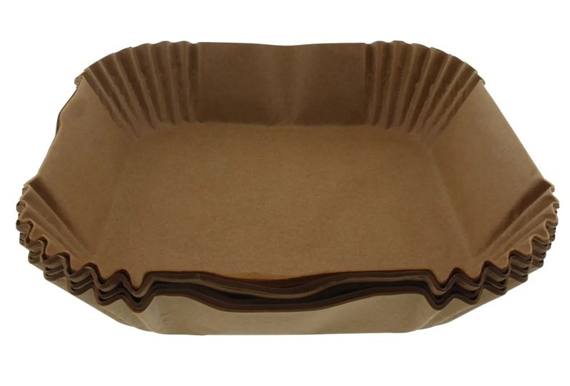 Papírové formy Scanpart SCA2910070004, 16 × 16 cm, 100 ks hnědá