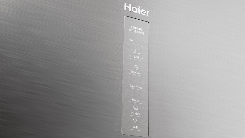 Chladnička s mrazničkou Haier HTW7620ANMG stříbrná