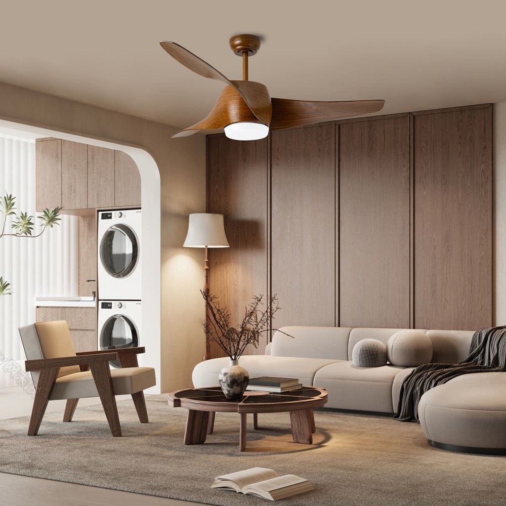 Stropní svítidlo IMMAX NEO LITE WAVE SMART LED s ventilátorem, 18W, Wi-Fi, TUYA hnědé Stropní svítidlo IMMAX NEO LITE WAVE SMART LED s ventilátorem, 18W, Wi-Fi, TUYA - hnědé