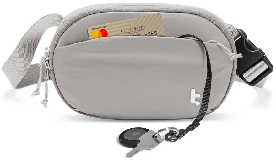 Ledvinka tomtoc SlingBean - T32 Belt Bag - šedá