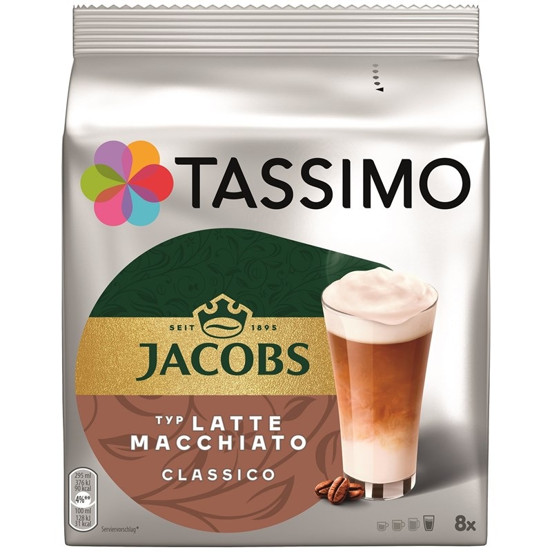 Kapsle Jacobs KrÃ¶nung Latte Macchiato 264 g Tassimo