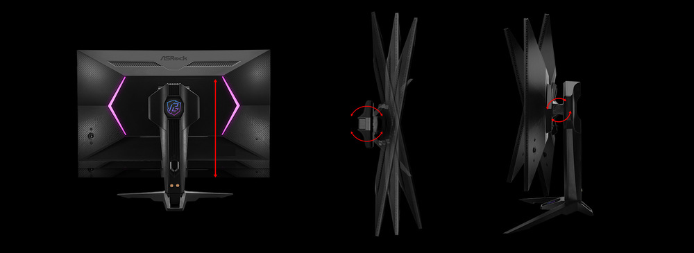 Herní monitor ASRock Phantom Gaming PG27QRT2A černý Herní monitor ASRock Phantom Gaming PG27QRT2A černý