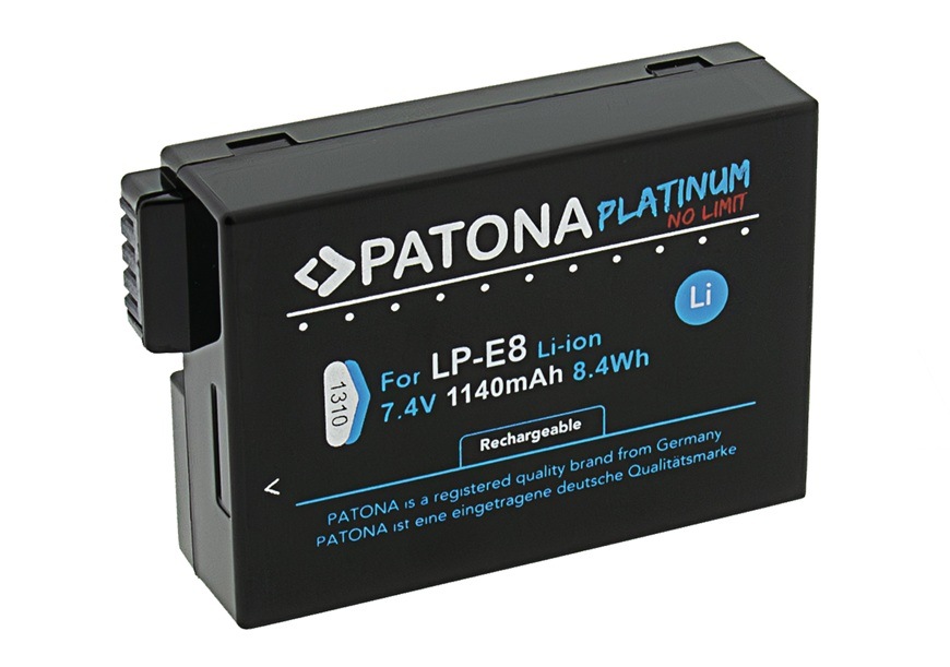 Baterie PATONA pro Canon LP-E8/LP-E8+, 1 140 mAh, Li-Ion, PLATINUM