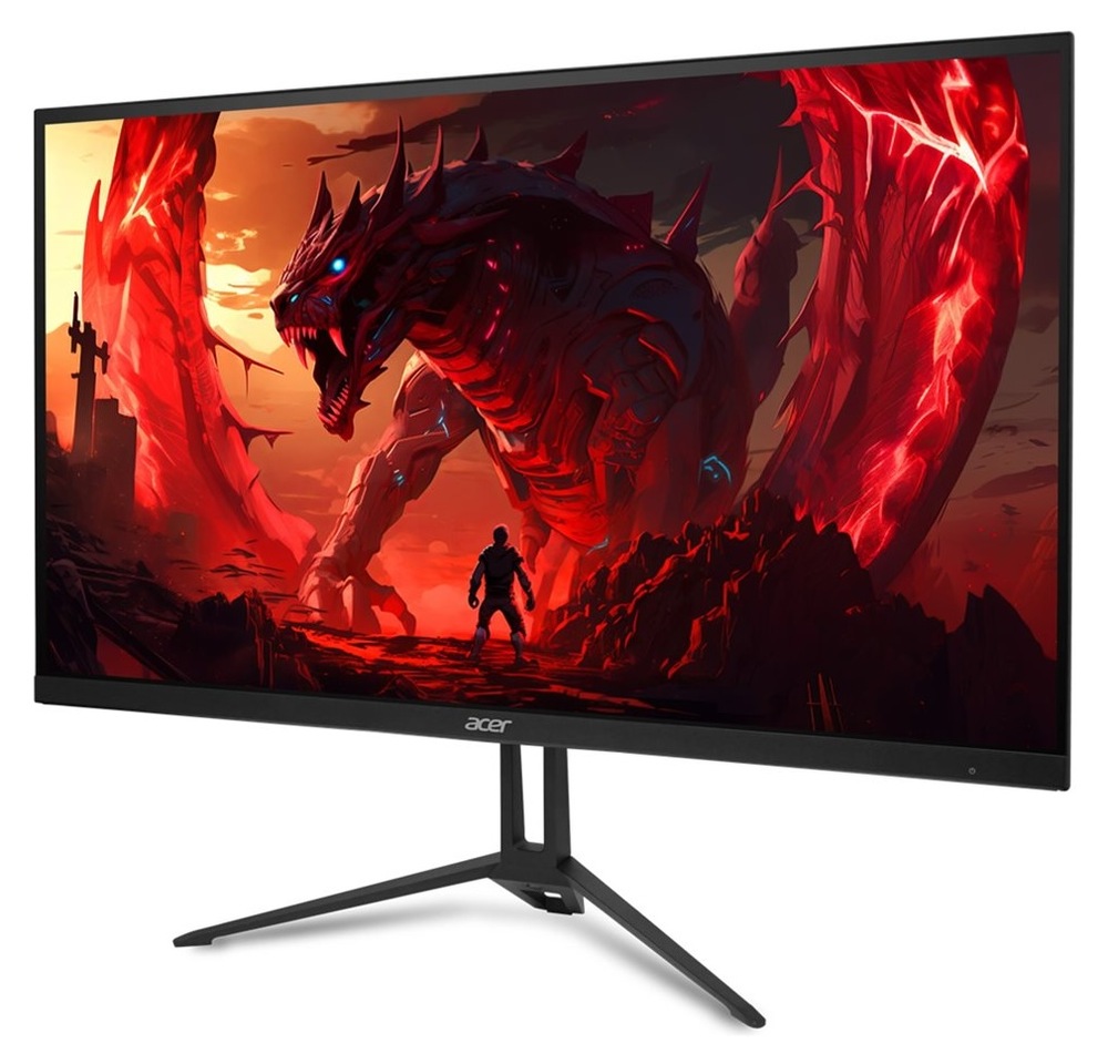 Herní monitor Acer Nitro KG273S1bipx černý Na svědomí to má IPS panel chlubící se rozlišením Full HD. Můžete se těšit na 72% pokrytí barevného standardu NTSC