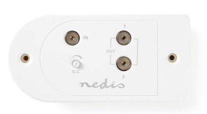 Zesilovač Nedis CATV, Max. zesílení 18 dB, 40–862 MHz, 2 Výstupy, IEC