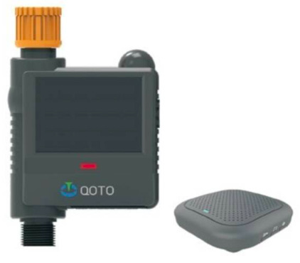 Zavírač ventilů iQtech SmartLife QOTO-05 Wi-Fi Ventil zahradní pro zavlažování, jednotka se základnou