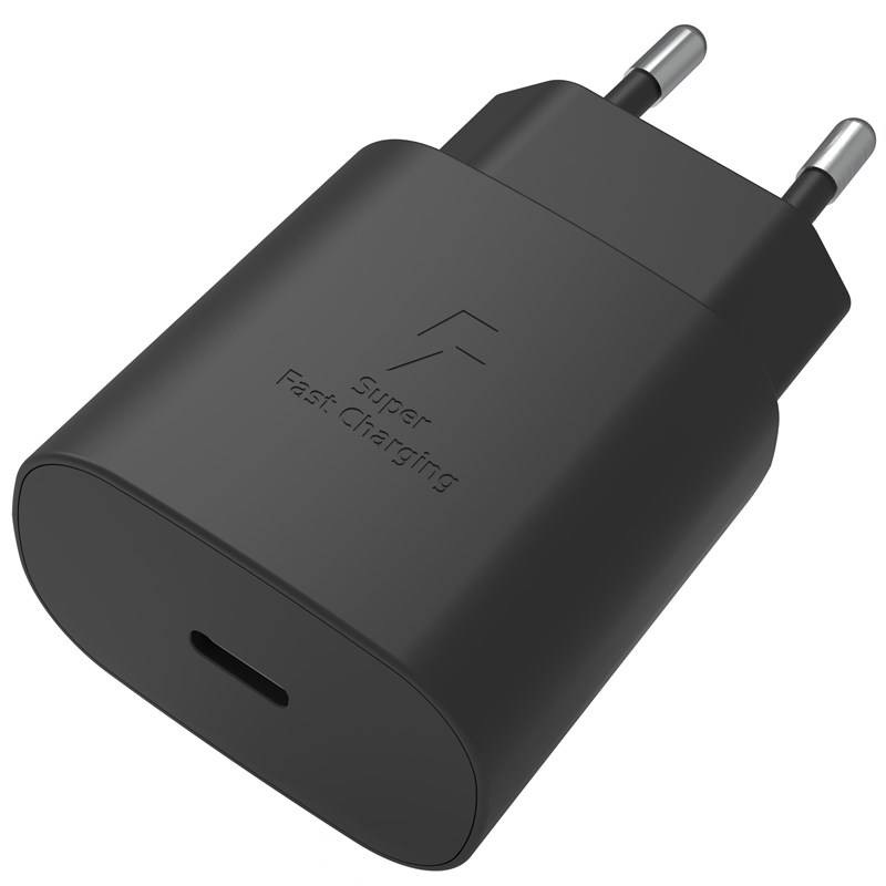 Nabíječka do sítě WG USB-C, PD, PPS, 25 W černá
