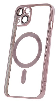 Kryt na mobil CPA Mag Color Chrome na Apple iPhone 13 růžový