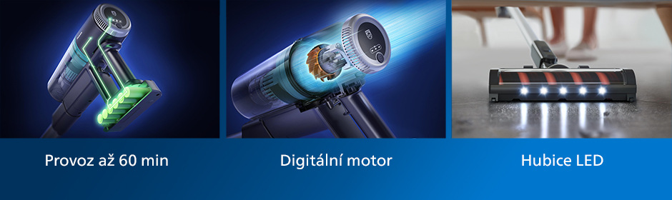 Tyčový vysavač Philips Series 3000 XC3032/01