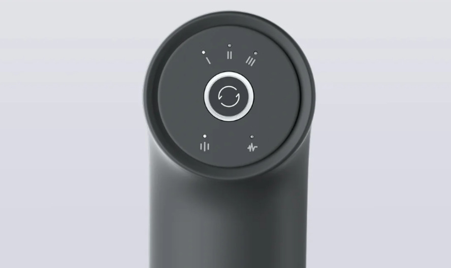 Masážní pistole Xiaomi Massage Gun Mini 2 ovládací panel