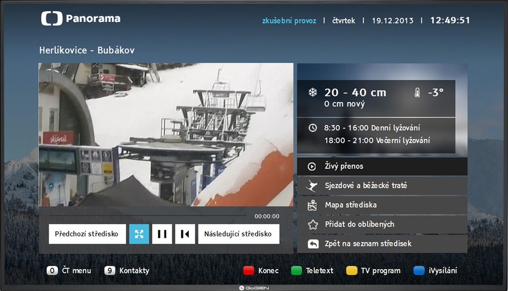 Televize GoGEN TVU 43V298 STWEB
