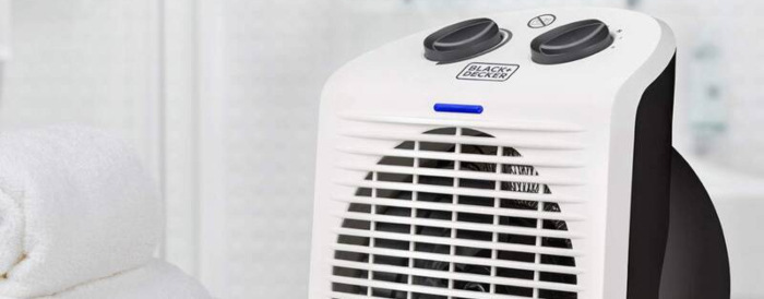 Teplovzdušný ventilátor Black+Decker BXSH2000E bílý Black+Decker BSH2000E, bílá