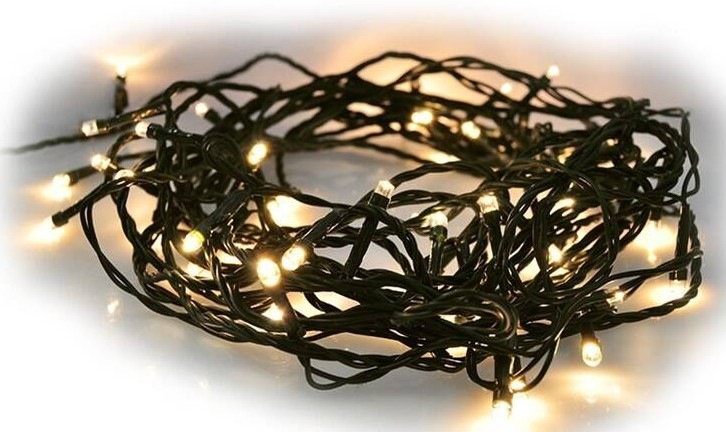 Vánoční osvětlení Solight LED řetěz, 500 LED, 50+5 m, IP44, teplá bílá