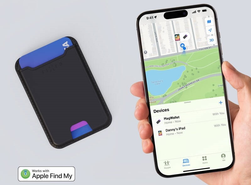 Peněženka FIXED MagWallet s lokátorem a podporou Find My černá Peněženka FIXED MagWallet s lokátorem a podporou Find My černá