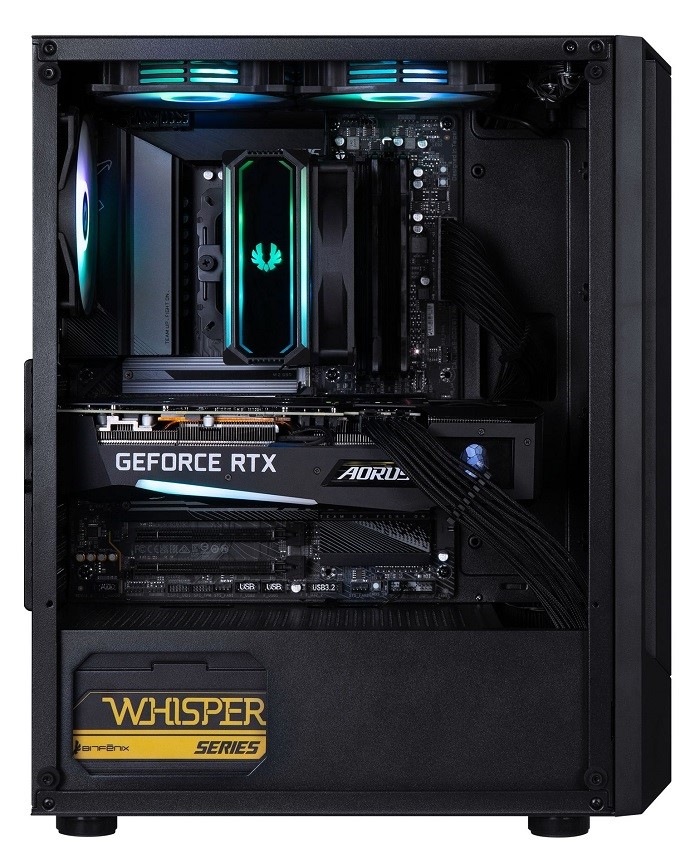 Case BitFenix C50 Negro z boční strany