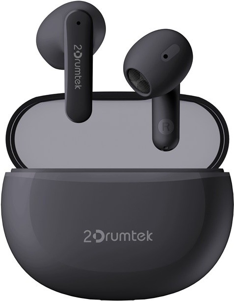 TWS sluchátka A4Tech 2Drumtek B20, šedá barva