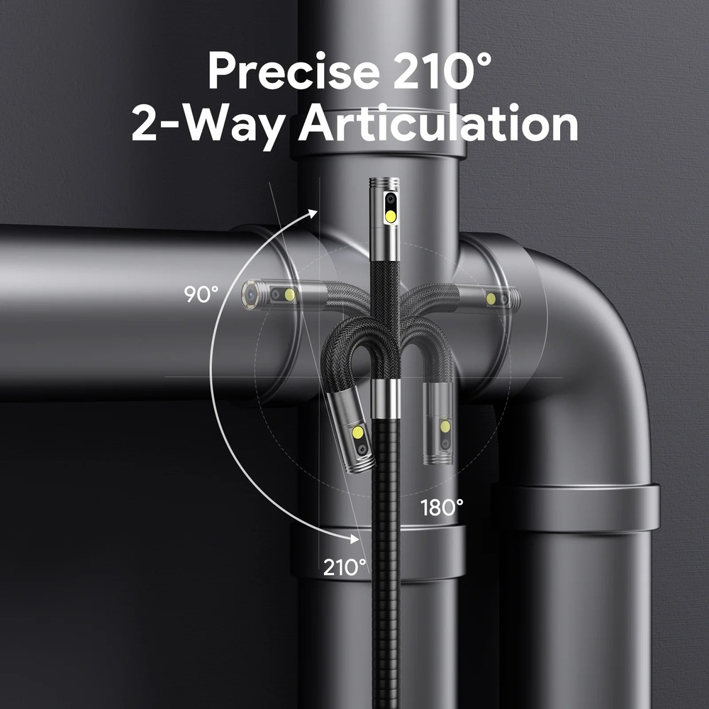 Inspekční kamera DEPSTECH DS660SL-1,5 DEPSTECH DS660SL-1,5 má pohyblivou hlavu