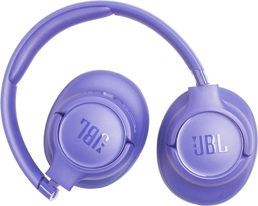 Sluchátka JBL Tune 730BT fialová Fialová bezdrátová sluchátka JBL Tune 730BT s měkkými náušníky a polstrovaným hlavovým mostem