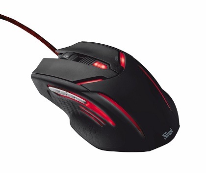 Myš Trust GXT 152 Gaming Illuminated černá/červená