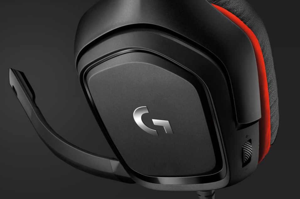 Headset Logitech Gaming G332 černý/červený Headset Logitech Gaming G332 černý/červený
