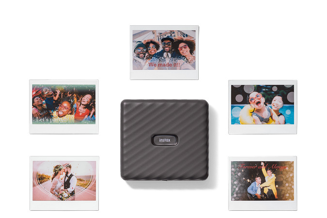 Fototiskárna Fujifilm Instax Link WIDE Dárkové balení šedá