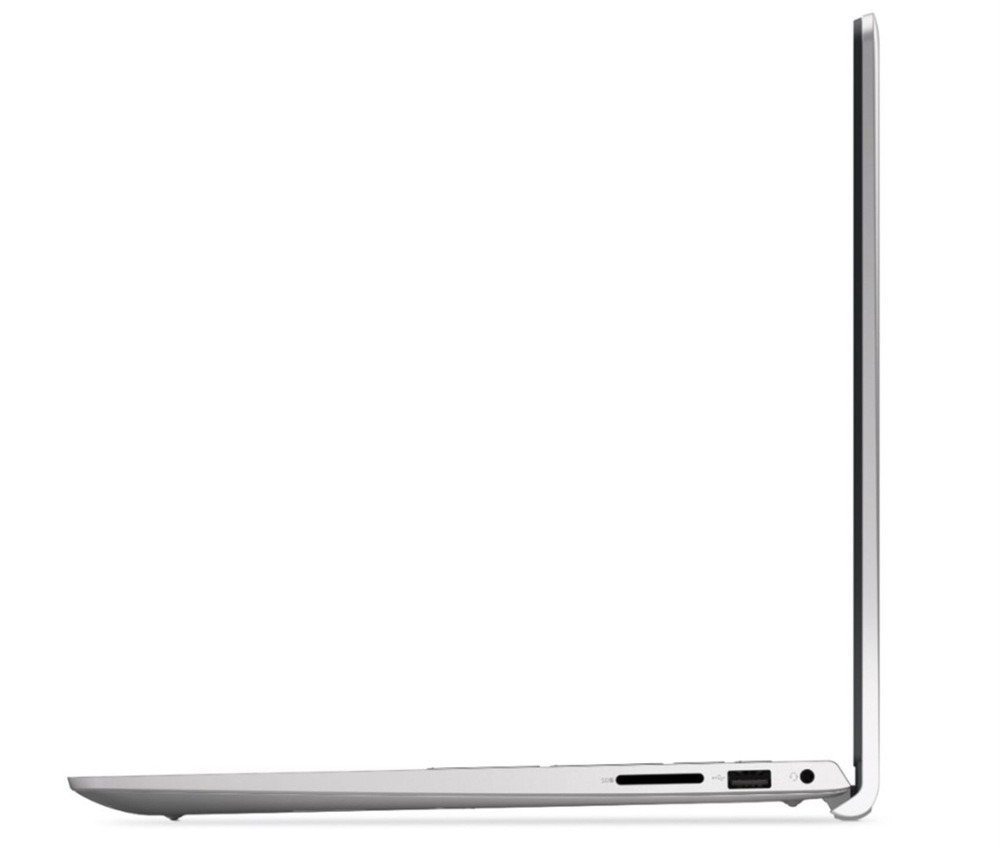 Profil otevřeného notebooku Dell Pro 15 Essential PV15250