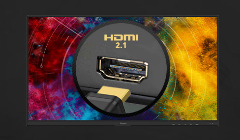 Herní monitor IIYAMA G-Master GB2771UHSU-B1 černý IIYAMA G-Master GB2771UHSU-B1 má na těle HDMI 2.1
