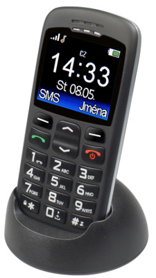 Mobilní telefon Aligator A670 Senior černý