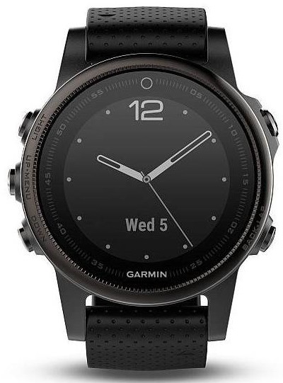 Chytré hodinky Garmin Fenix 5S Sapphire černé/šedé