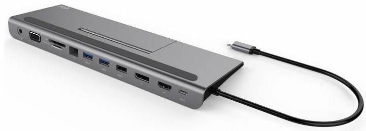 USB Hub i-tec USB-C Metal Low Profile 4K Triple Display Docking Station + Power Delivery 85 W