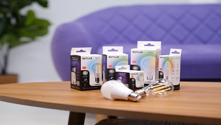 Chytrá žárovka RETLUX RSH 101, GU10, 4,5 W, RGB, CCT Chytrá žárovka RETLUX RSH 101, GU10, 4,5 W, RGB, CCT