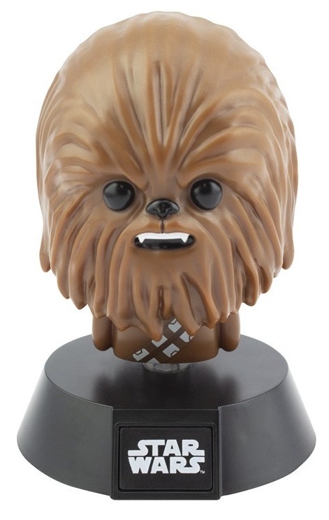 Dekorativní LED Paladone Icon Light Star Wars - Chewbacca černé/hnědé