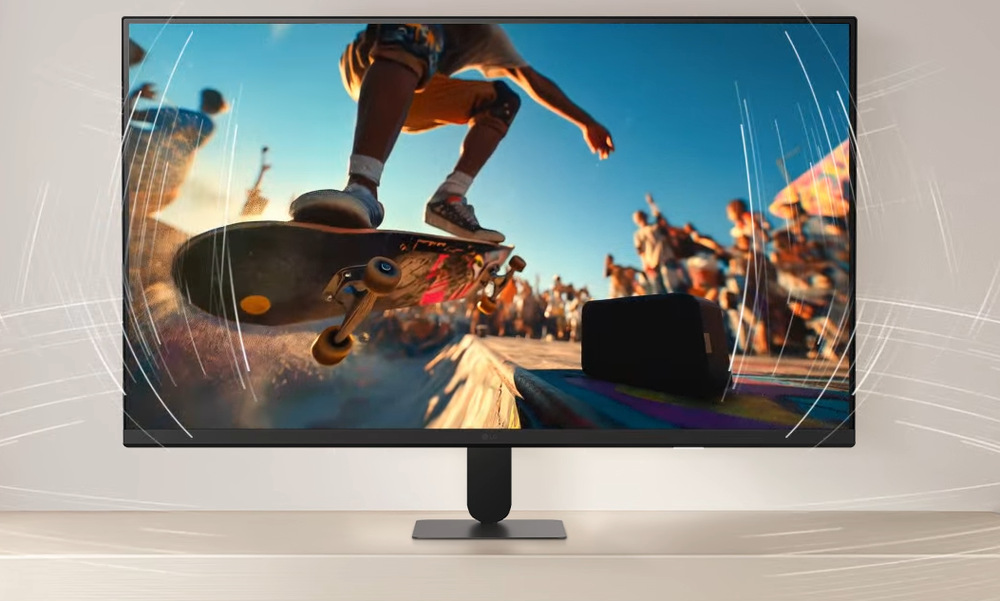 Monitor LG 32U701SB-B černý LG 32U701SB-B přináší prvotřídní zvuk AI Sound Pro