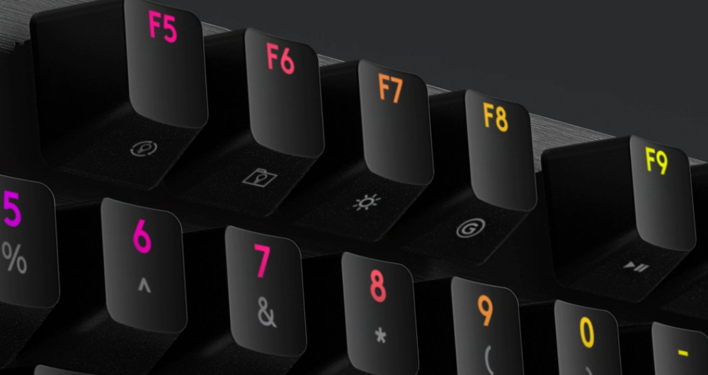 Klávesnice Logitech Gaming G513 s lineárními spínači Carbon, USB, RGB černá Klávesnice Logitech Gaming G513 s lineárními spínači Carbon, USB, RGB černá