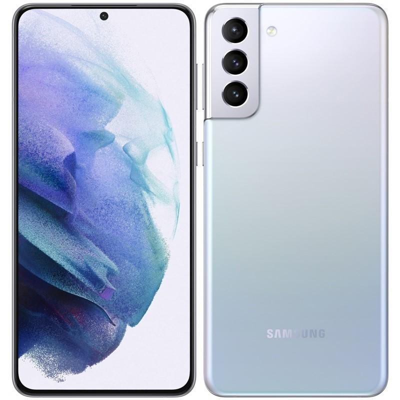 Mobilní telefon Samsung Galaxy S21+ 5G 256 GB - ZÁNOVNÍ - 12 měsíců záruka stříbrný