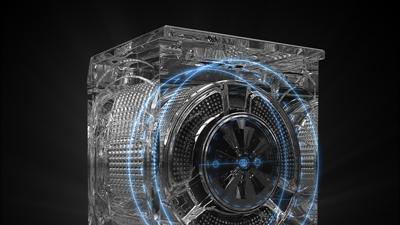 Pračka se sušičkou Haier SuperDrum HWD100BD1499U1N bílá