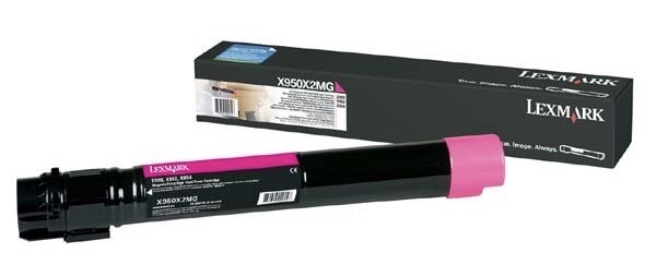 Toner Lexmark X950X2MG, 24000 stran purpurový