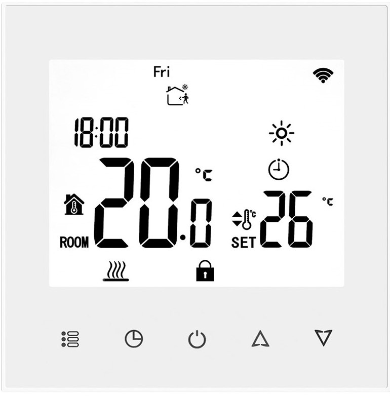 Termostat Elektrobock PT740W-EI Wi-Fi, prostorový - bílý