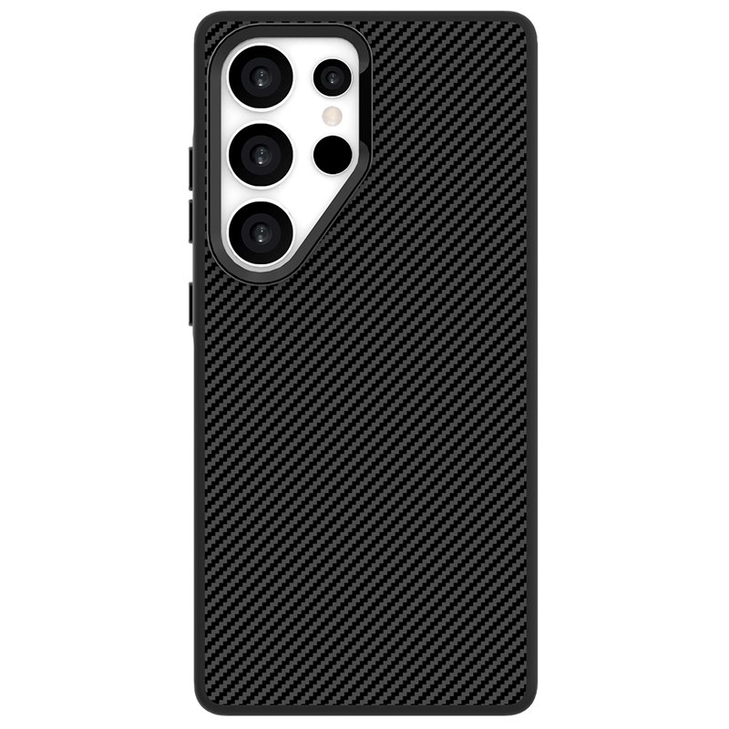 Kryt na mobil WG Platinum Carbon Magnet na Samsung Galaxy S25 Ultra 5G černý