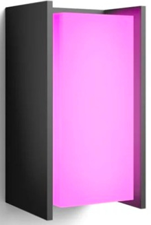 Venkovní svítidlo Philips Turaco Hue wall A60 WCA jako nástěnná lucerna s barevným světlem