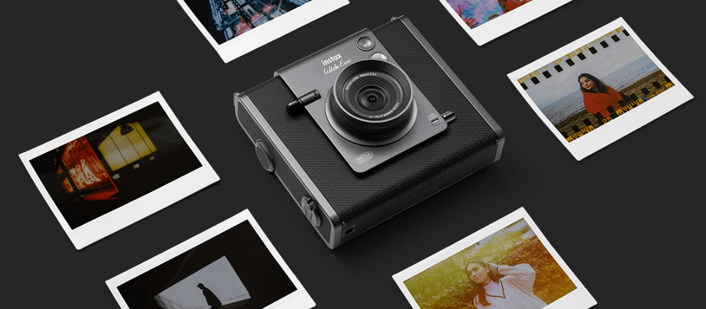 Instantní fotoaparát Fujifilm Instax WIDE EVO černý/šedý