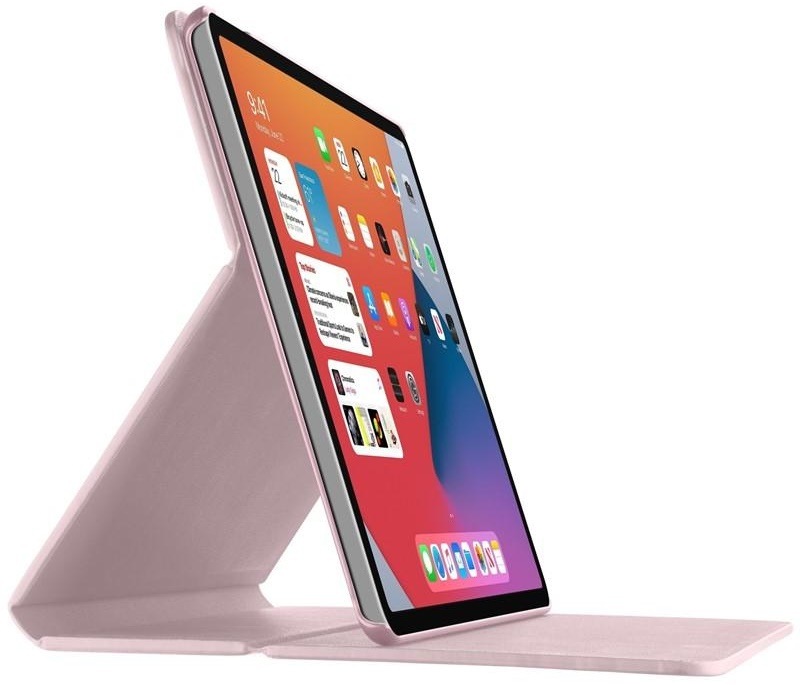 Pouzdro na tablet CellularLine Folio na Apple iPad Air 10,9" (2020) růžové