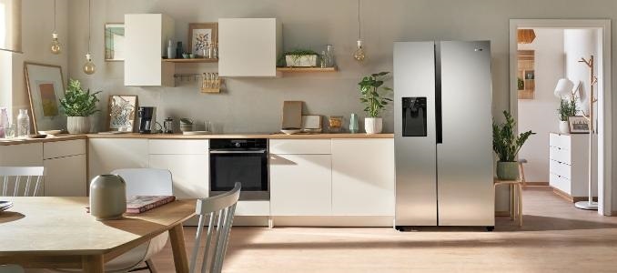 Americká chladnička Gorenje NRS9182VX, nerez