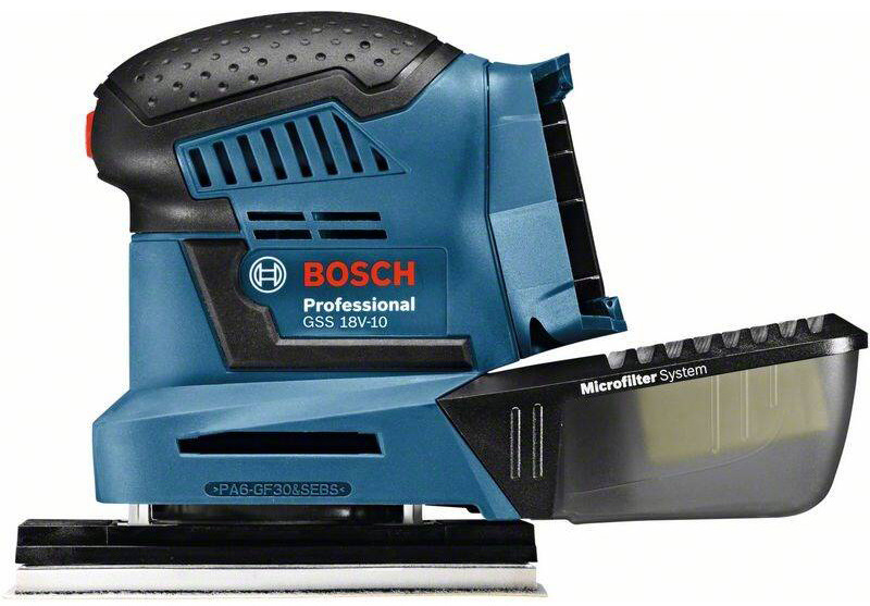Vibrační bruska Bosch Professional GSS 18 V-10 (bez baterie)
