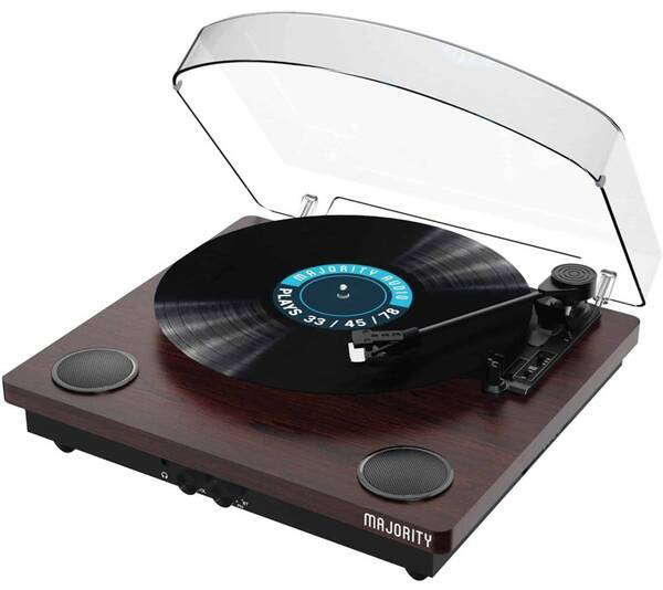 Gramofon Majority Moto Turntable hnědý