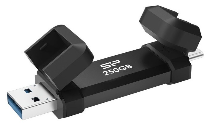 Flash disk Silicon Power s kapacitou 250 GB, černá barva