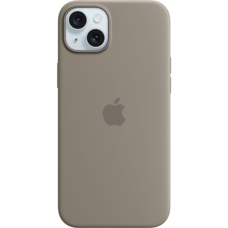 Kryt na mobil Apple Silicone Case s MagSafe pro iPhone 15 Plus - jílově šedý