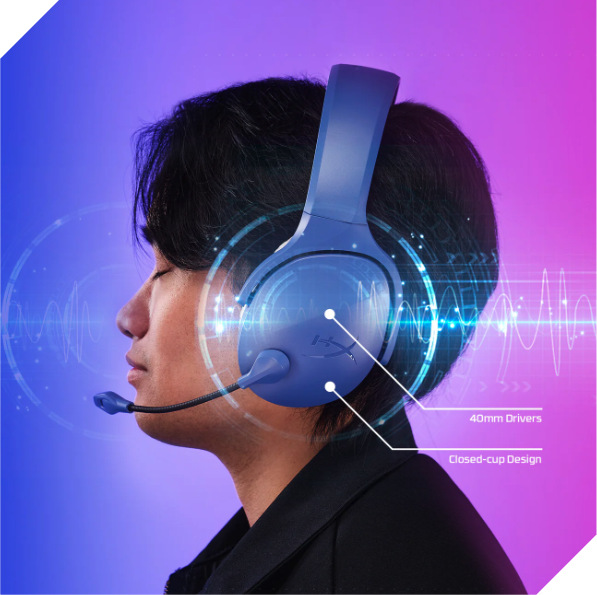 Headset HyperX Cloud Jet Wireless modrý