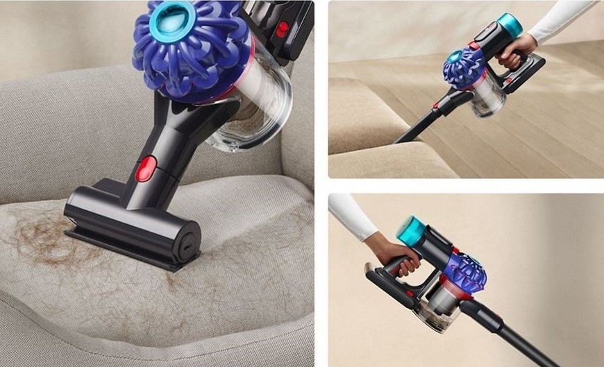 Tyčový vysavač Dyson V10 Konical + Auto Dok černý Tyčový vysavač Dyson V10 Konical lze během okamžiku přeměnit na praktickou ruční jednotku.