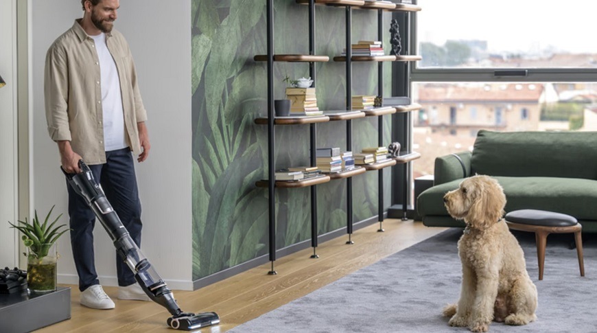Tyčový vysavač Hoover HFX HFX10H 011 černý/růžový Tyčový vysavač Hoover HFX HFX10H 011 černý/růžový